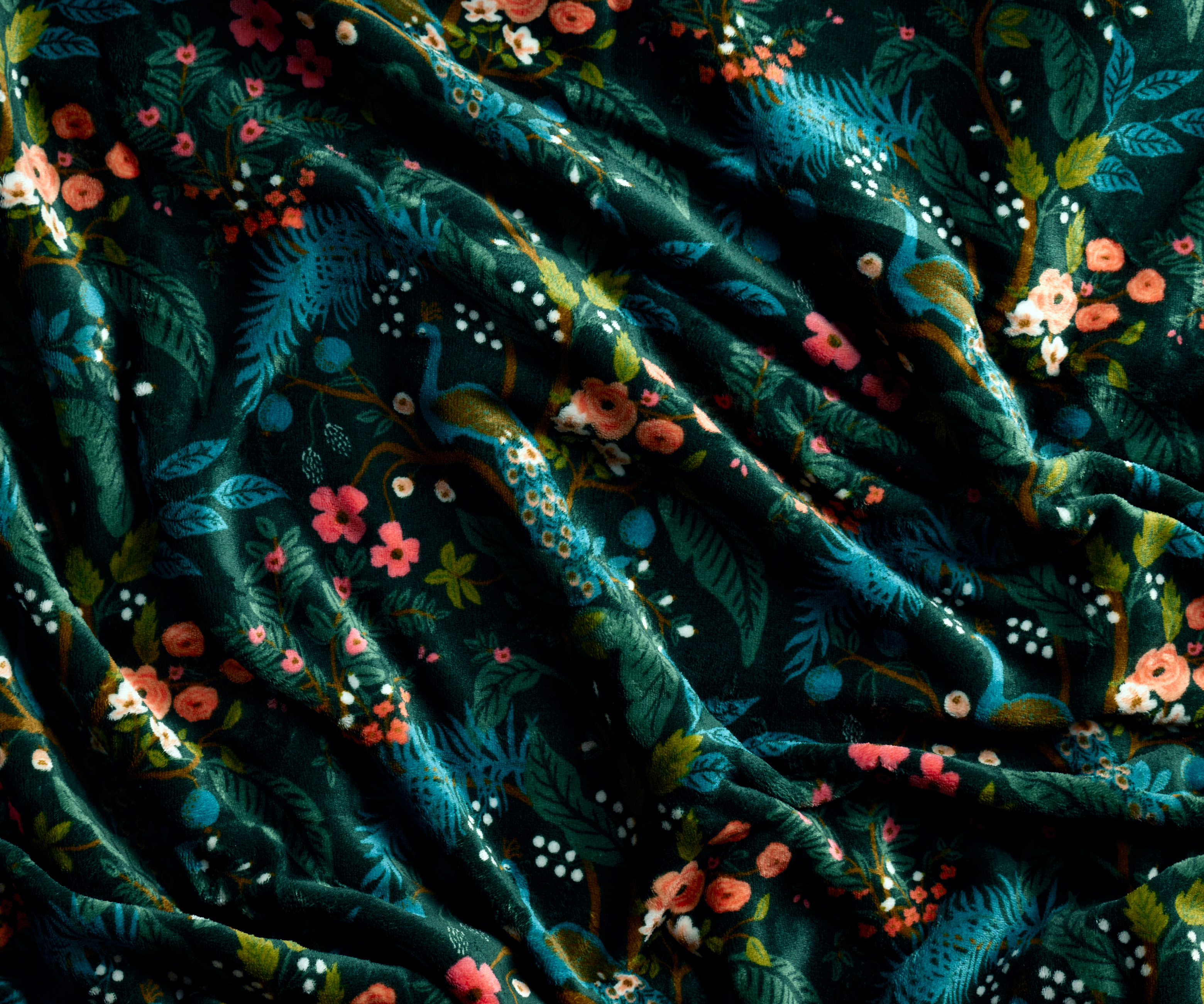 Fleece Blanket - Peacock